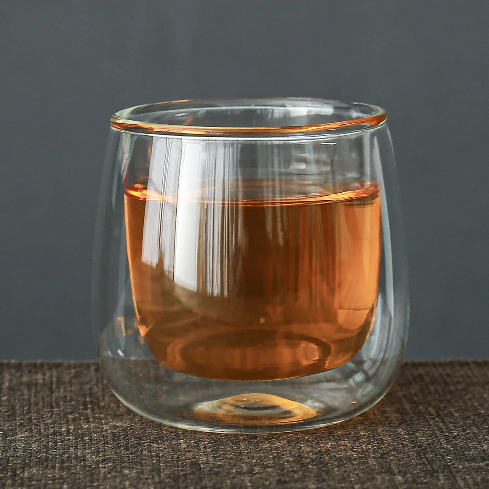 Double Wall Insulated and Anti-scalding Glass Tea Cup 75ml | TEANAGOO