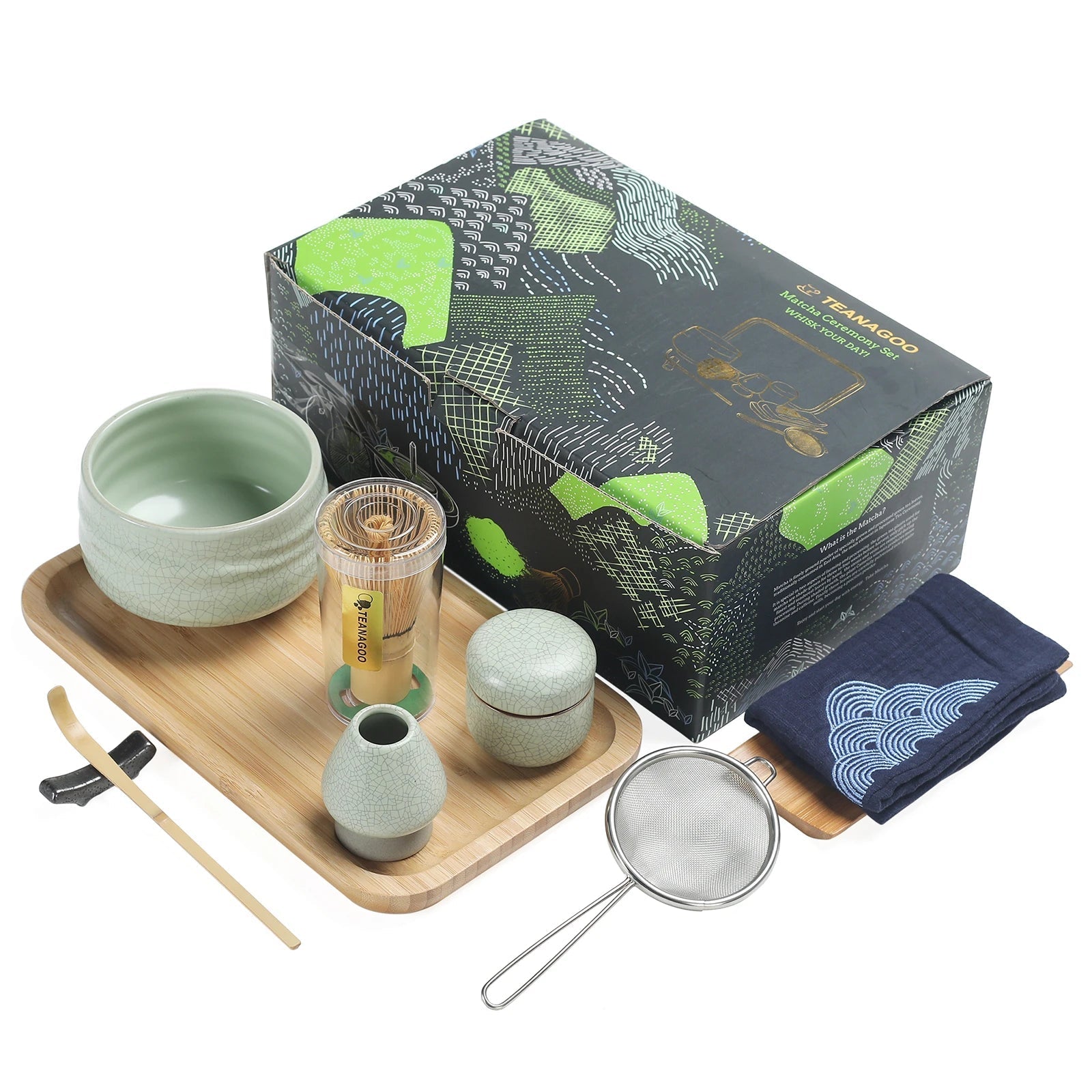 Matcha set - tools for making Japanese green tea with ceremony class matcha  tea - Kitsimono webshop