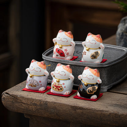 Lucky Maneki-Neko White Teapet