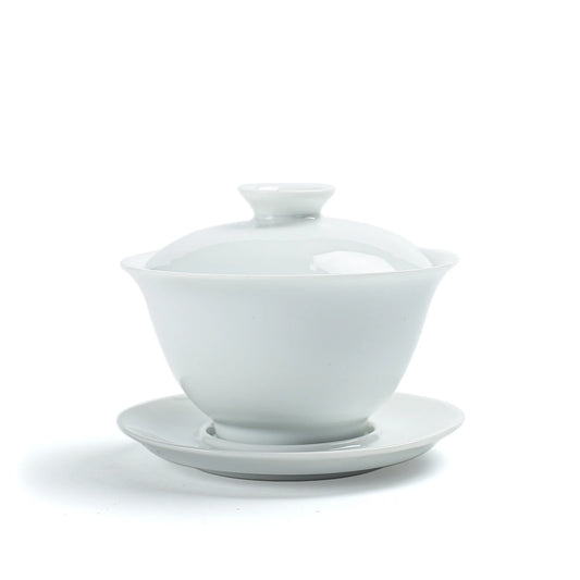 Porcelain Gongfu Tea Pure White Gaiwan 115ml