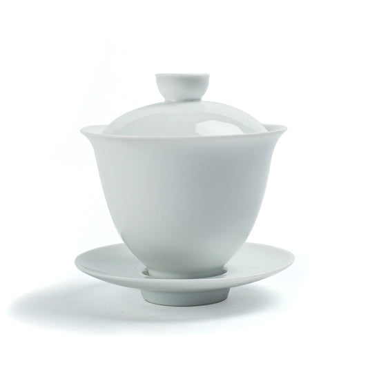 Porcelain Gongfu Tea Pure White Gaiwan 135ml