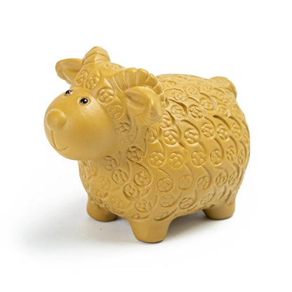 Yellow Sheep Teapet