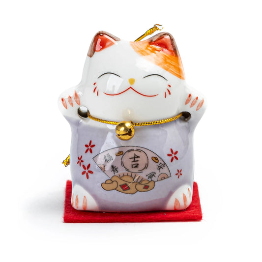 Lucky Maneki-Neko Purple Teapet