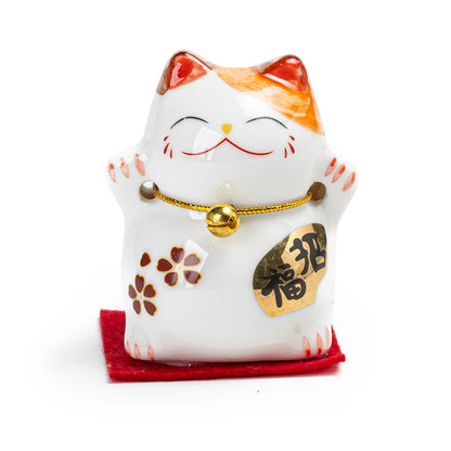 Lucky Maneki-Neko White Teapet