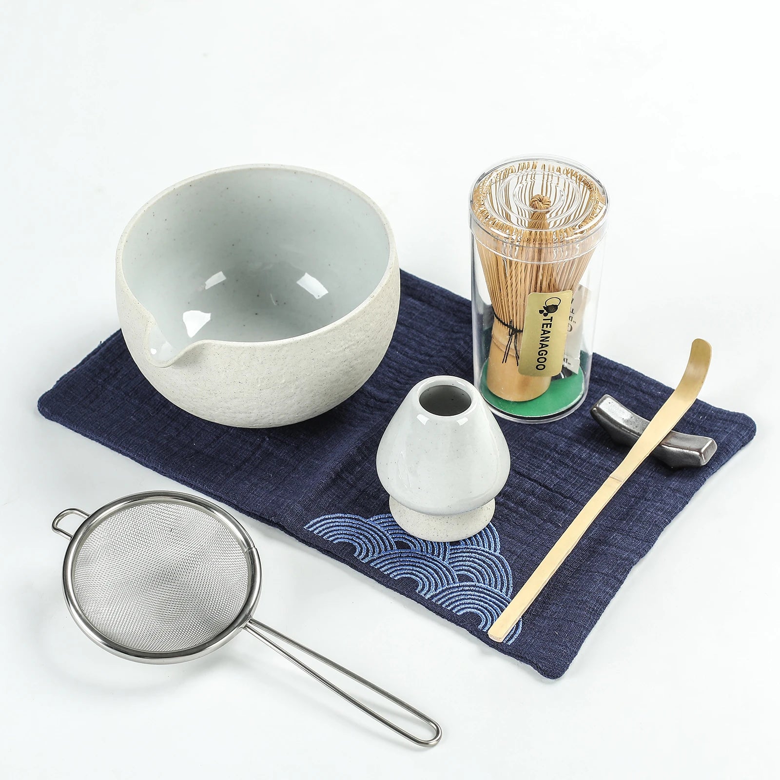 Japanese Matcha Ceremony Set N Series 7pcs/set Dusty