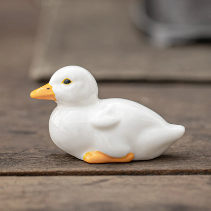 Cute Duck Figurine Teapet