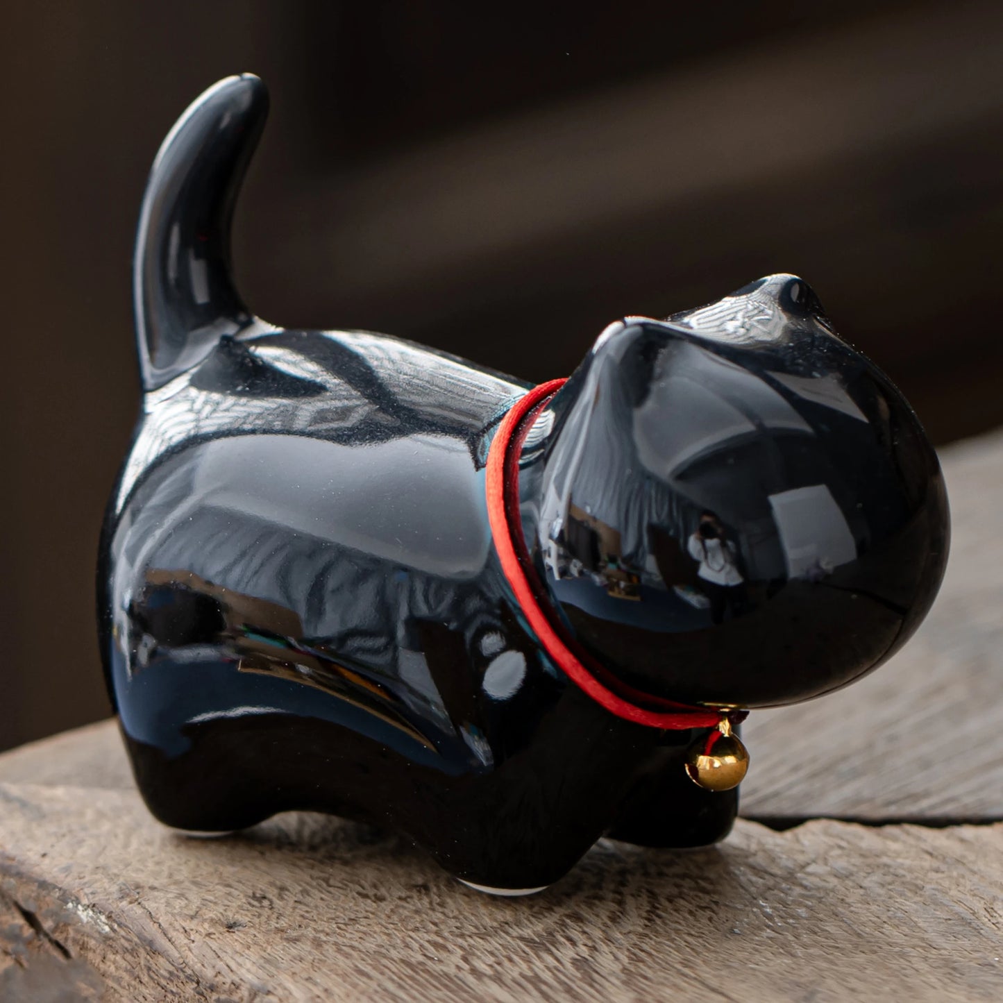 Adorable Cat Black Teapet