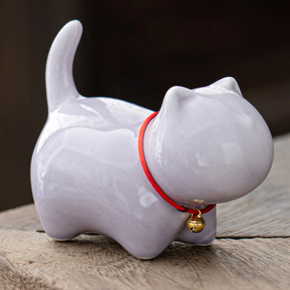 Adorable Cat Purple Teapet