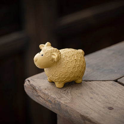 Yellow Sheep Teapet