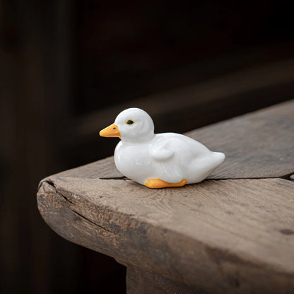 Cute Duck Figurine Teapet