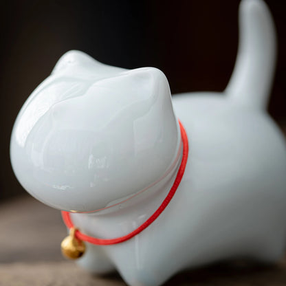 Adorable Cat Blue Teapet