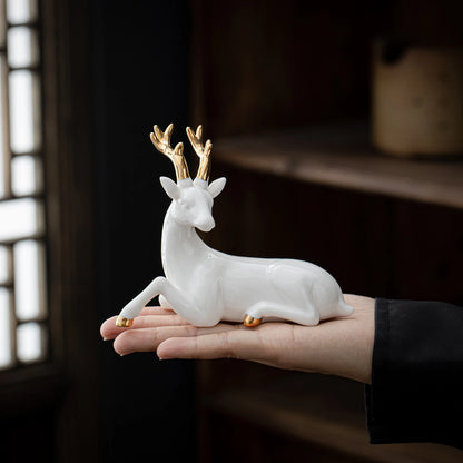 Golden-Horned Deer Teapet