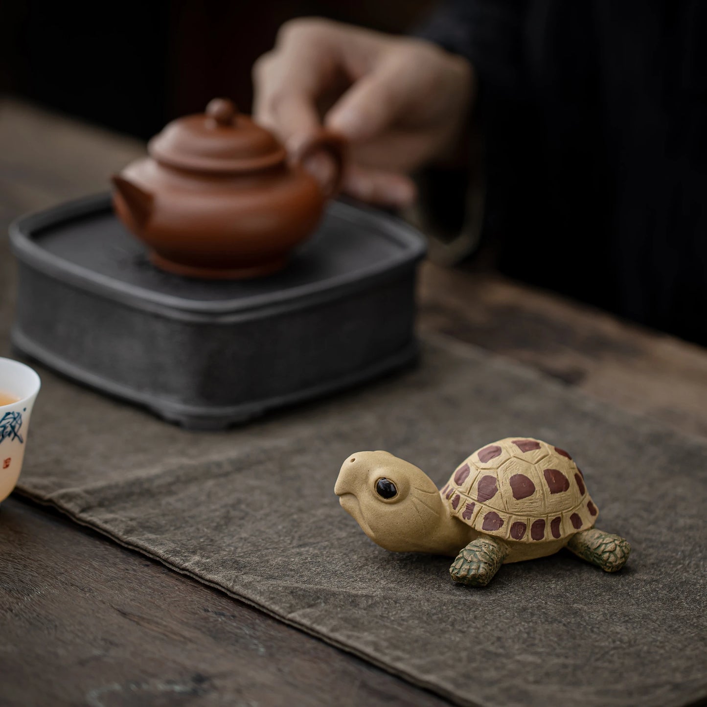 Adorable Turtle Figurine Teapets