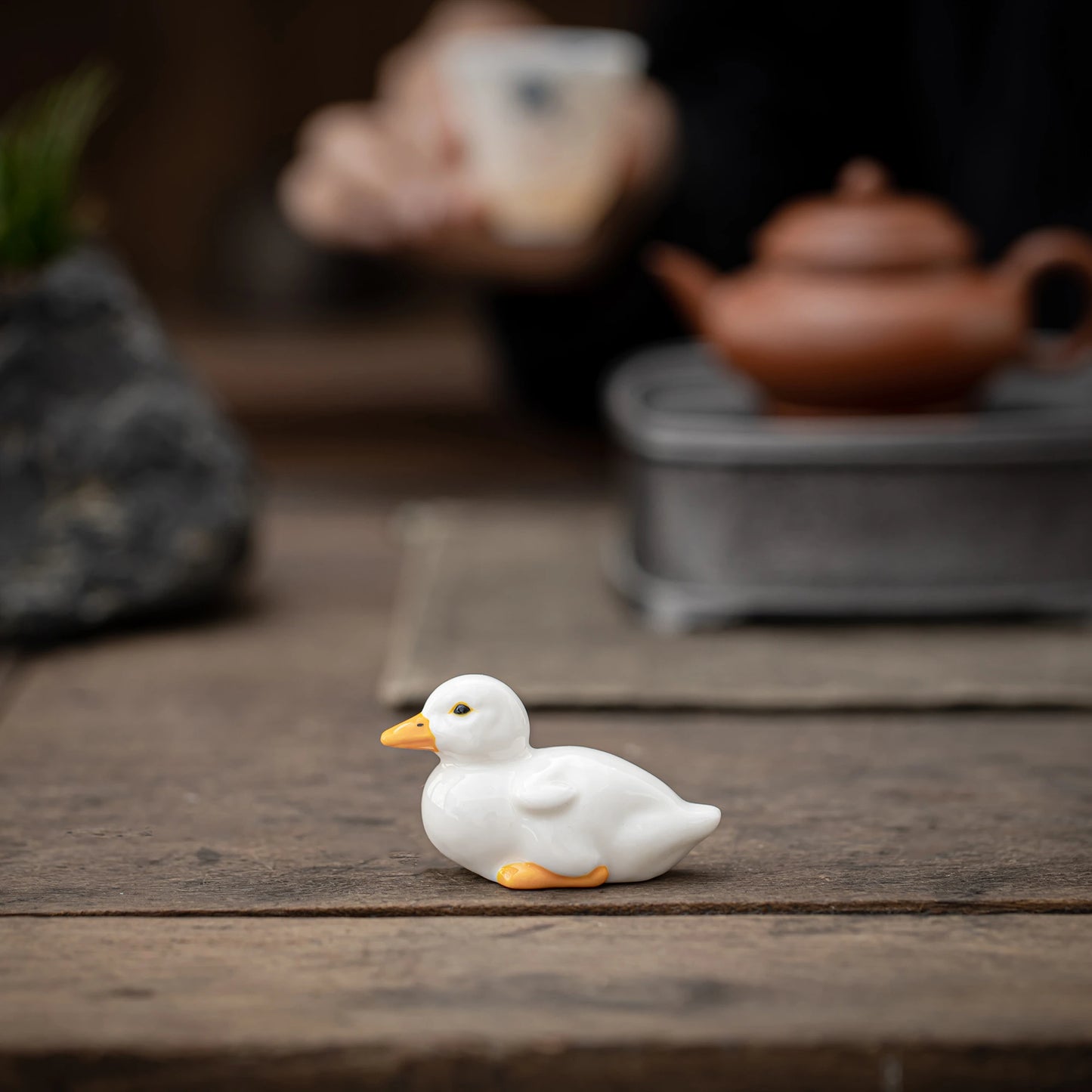 Cute Duck Figurine Teapet