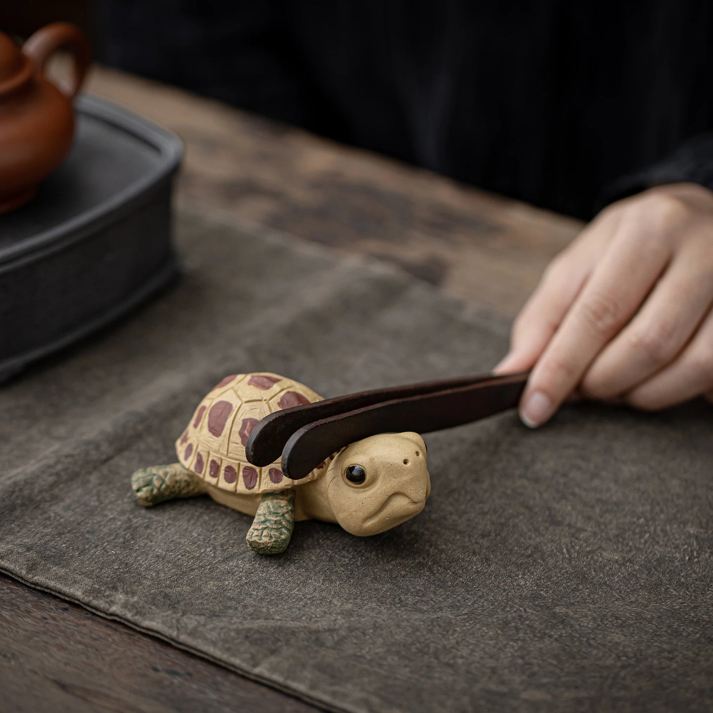 Adorable Turtle Figurine Teapets