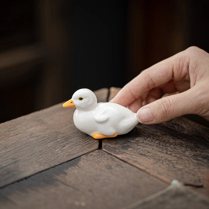 Cute Duck Figurine Teapet