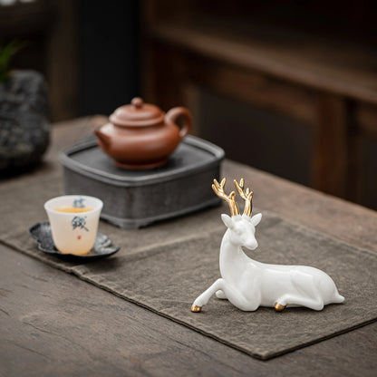 Golden-Horned Deer Teapet