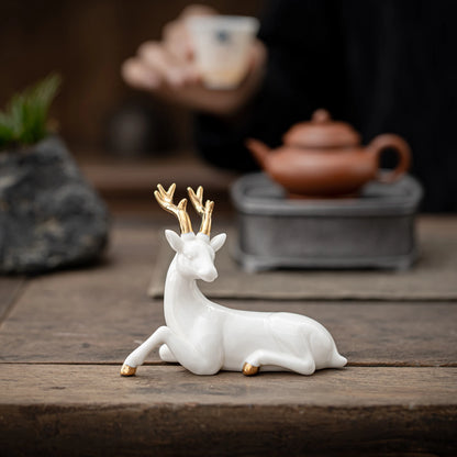 Golden-Horned Deer Teapet