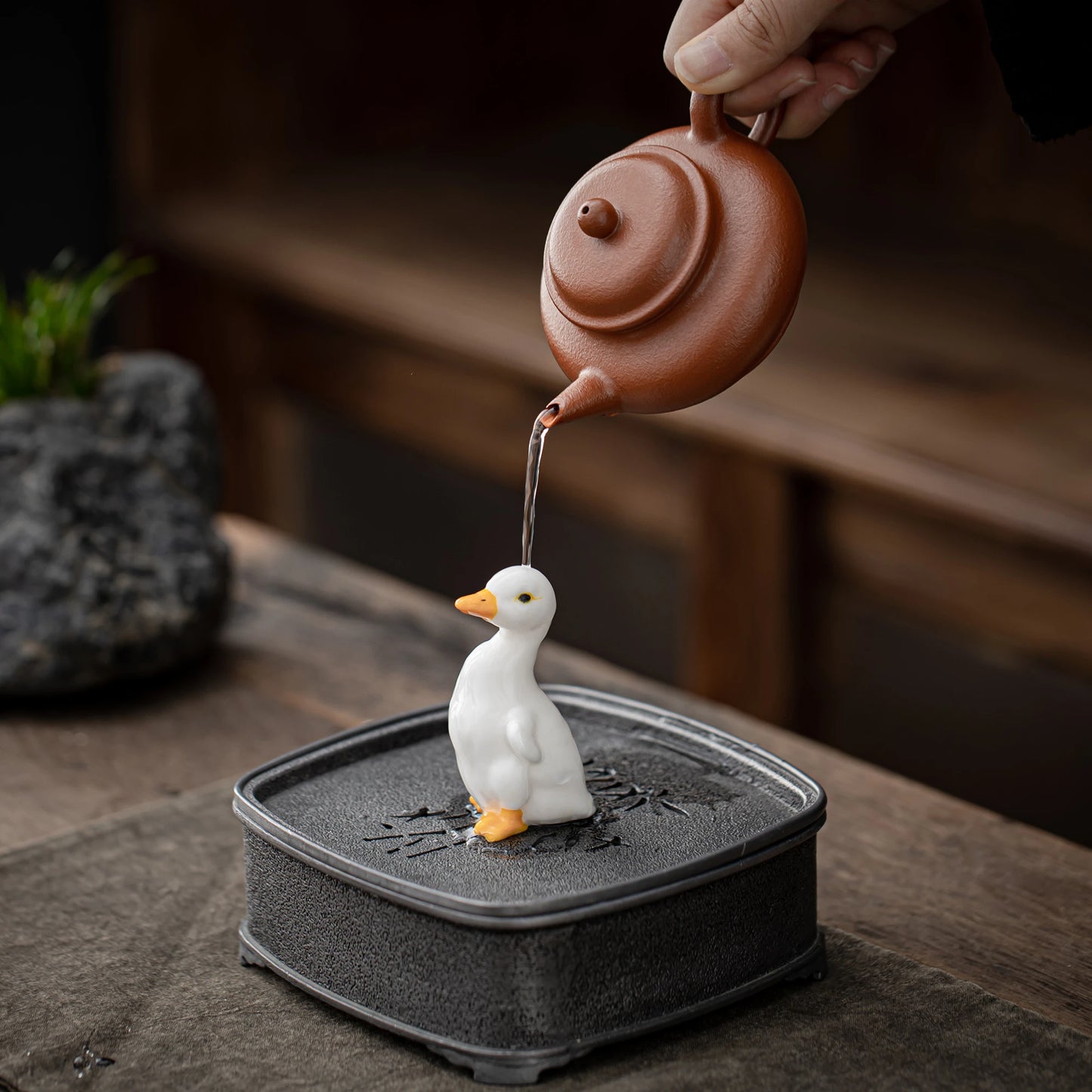 Adorable Duck Figurine Teapets