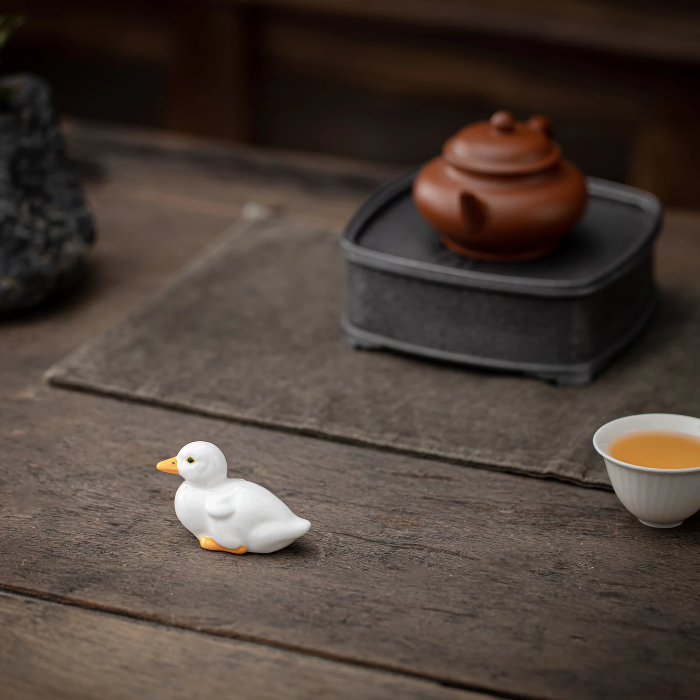 Cute Duck Figurine Teapet