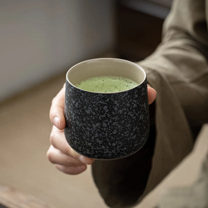 Japanese Matcha Cups 4 pcs Set Obsidian