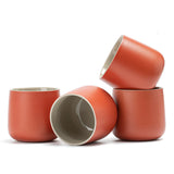 Ceramic Japanese Tea Cup Set 4pcs/set H Series Basic