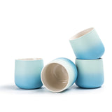 Ceramic Japanese Tea Cup Set 4pcs/set H Series Basic