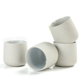 Ceramic Japanese Tea Cup Set 4pcs/set H Series Basic