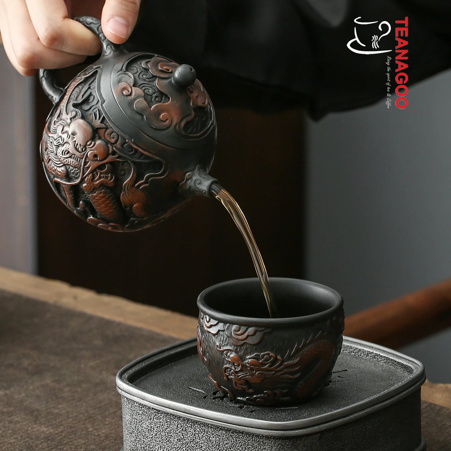 Dragon Teacup,130ml /4.6oz