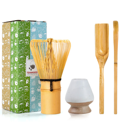 Matcha Whisk Set Ceramic White