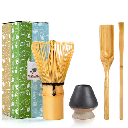 Matcha Whisk Set Ceramic Black