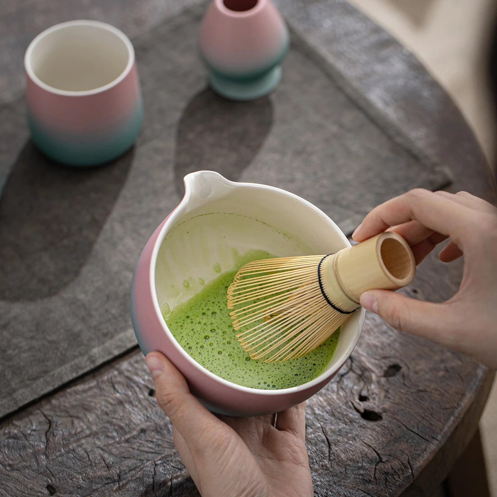 Japanese Matcha Ceremony Set N Series 7pcs/set Bright Color