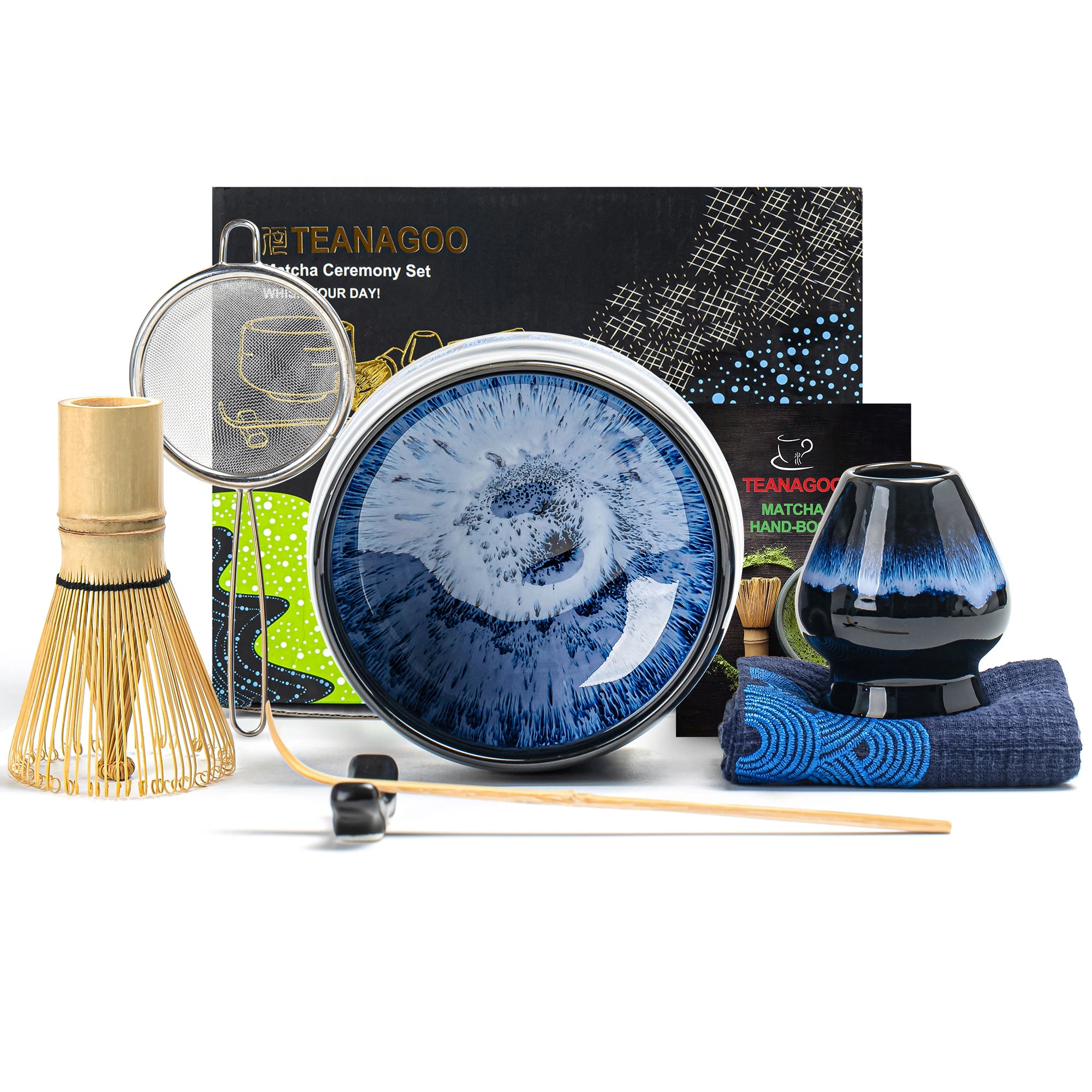 Japanese Matcha Ceremony Set N Series 7pcs/set Deep Space