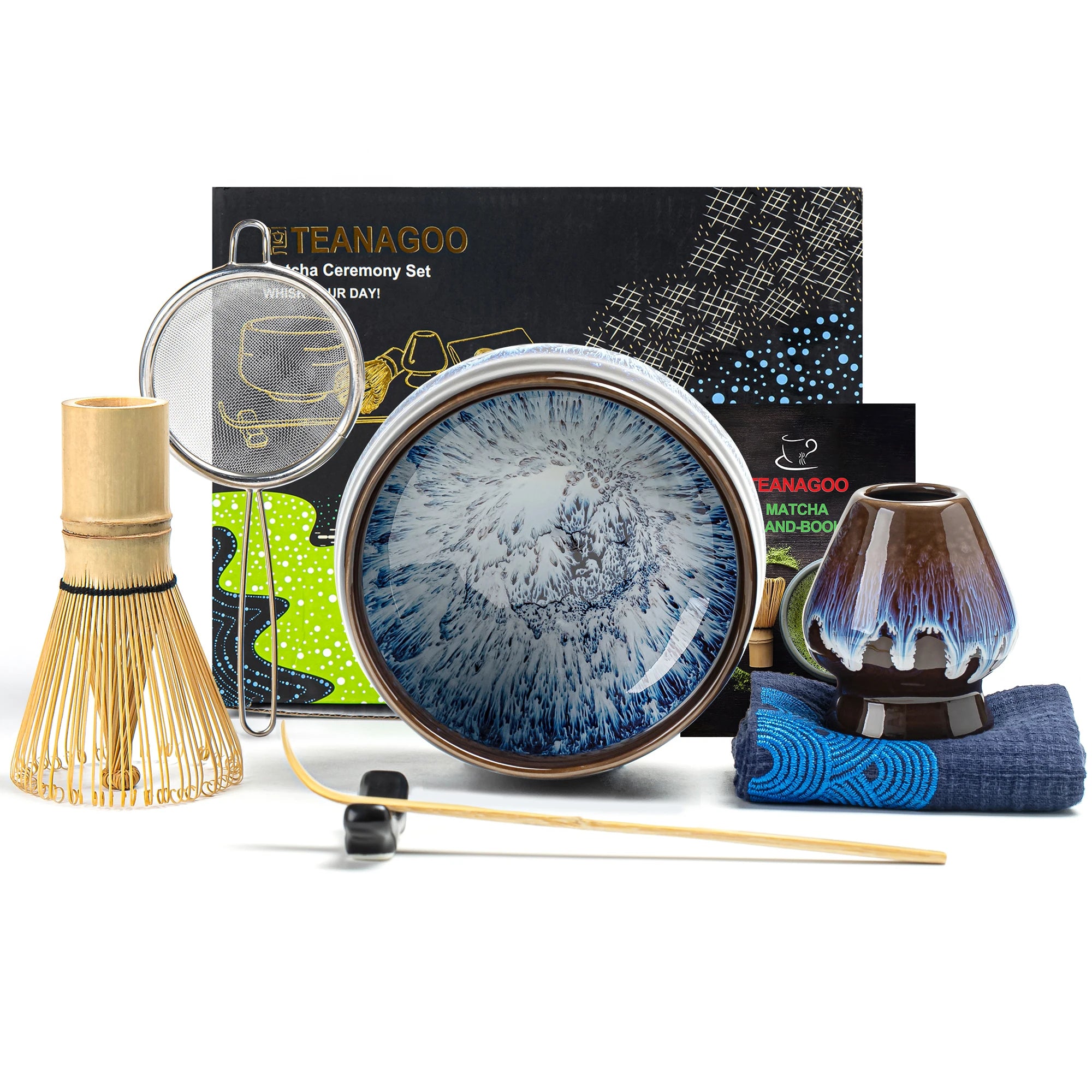 Japanese Matcha Ceremony Set N Series 7pcs/set Deep Space