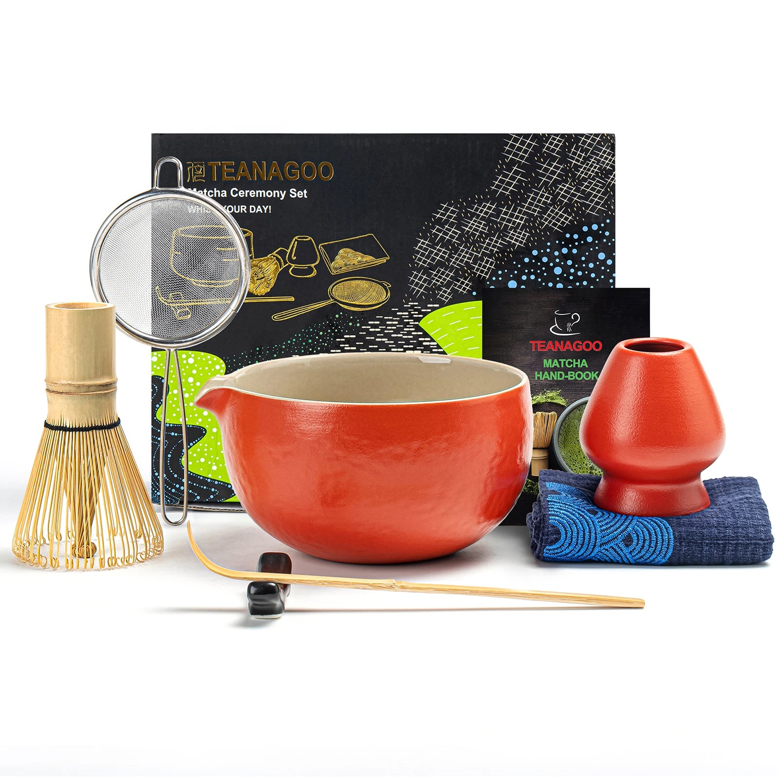 Japanese Matcha Ceremony Set N Series 7pcs/set Bright Color