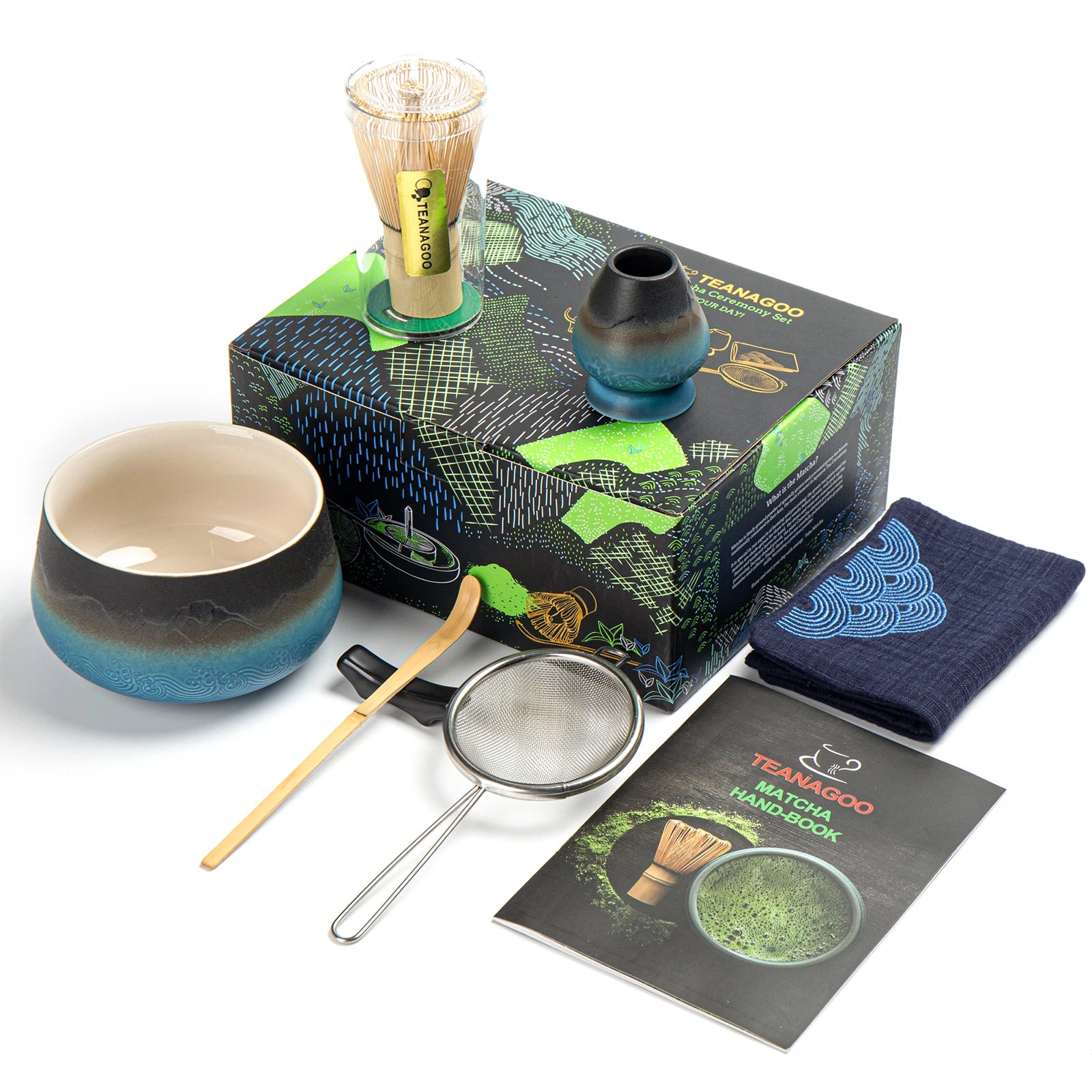 Japanese Matcha Ceremony Set N Series 7pcs/set Landscape