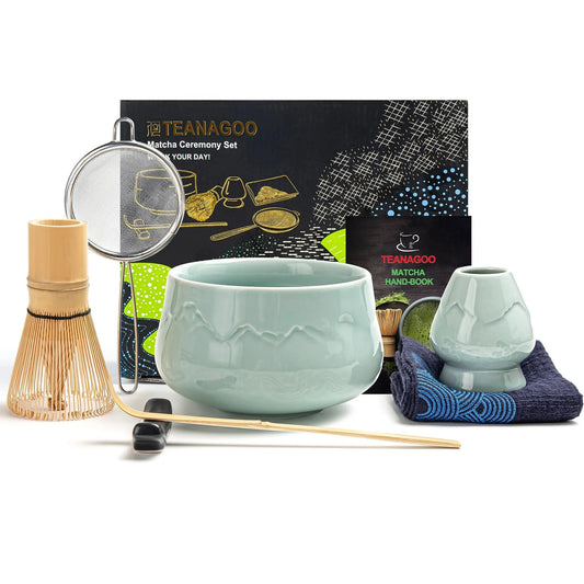 Matcha Set-Beginner Set Set Landscape Jade Round Bowl