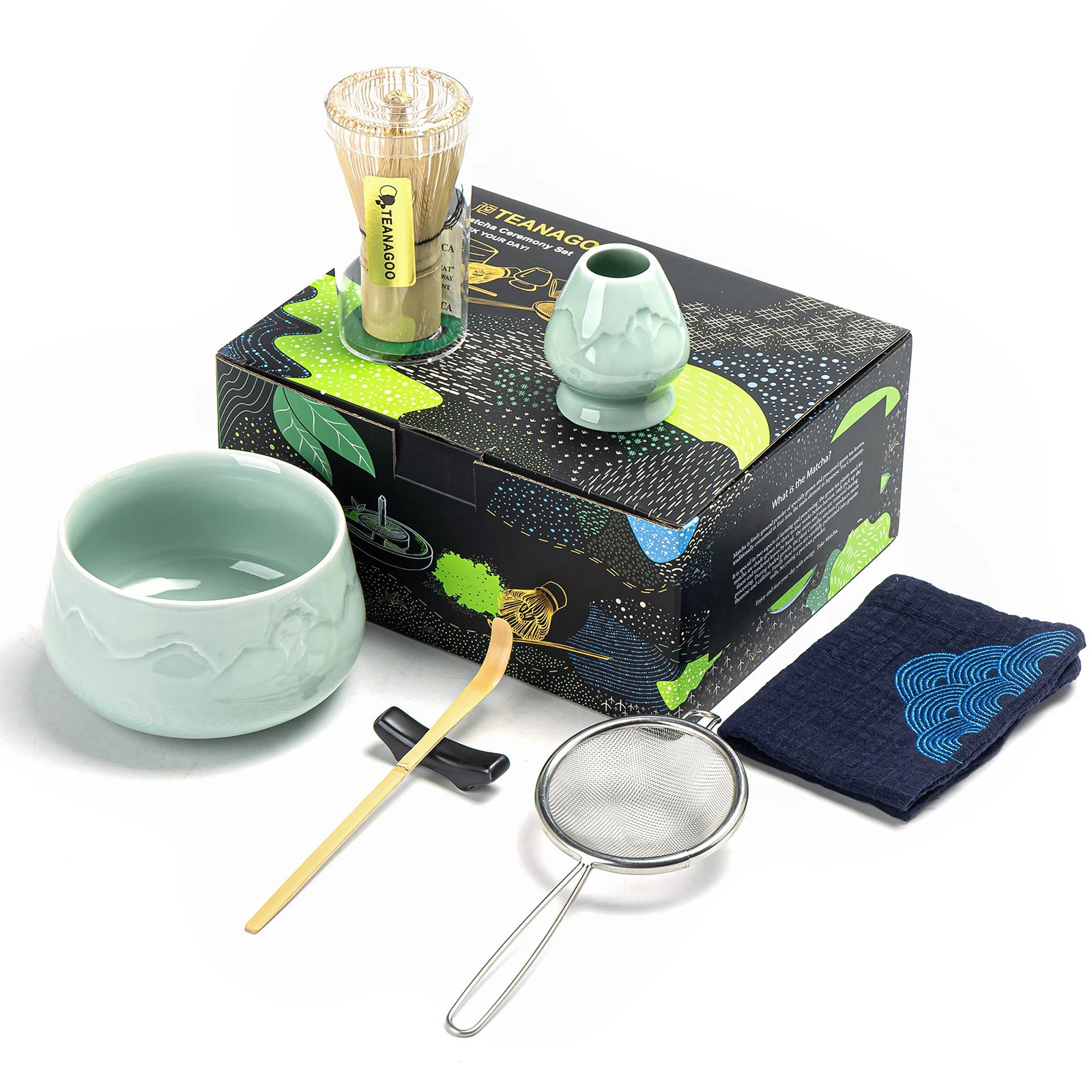 Japanese Matcha Ceremony Set N Series 7pcs/set Landscape