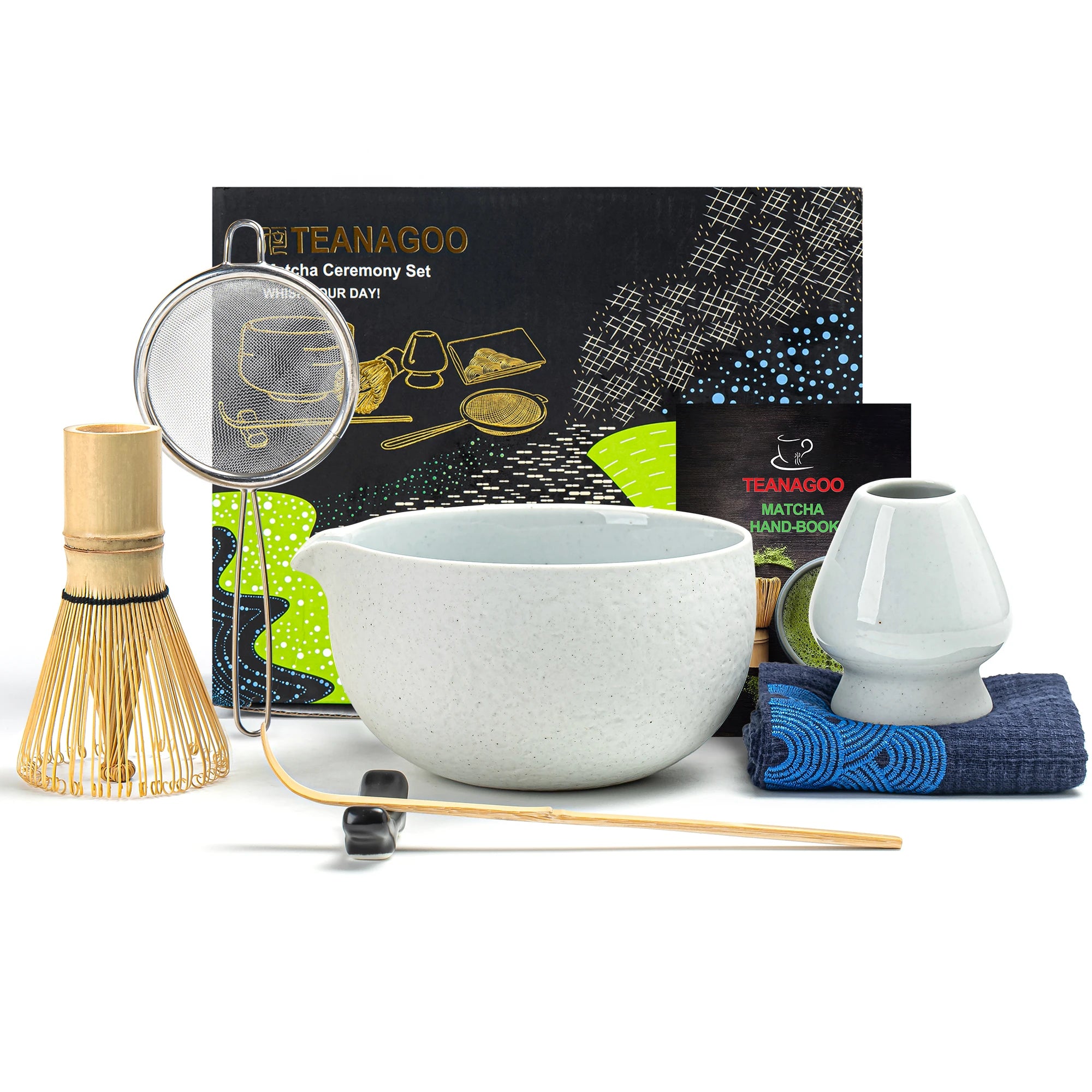 Japanese Matcha Ceremony Set N Series 7pcs/set Dusty