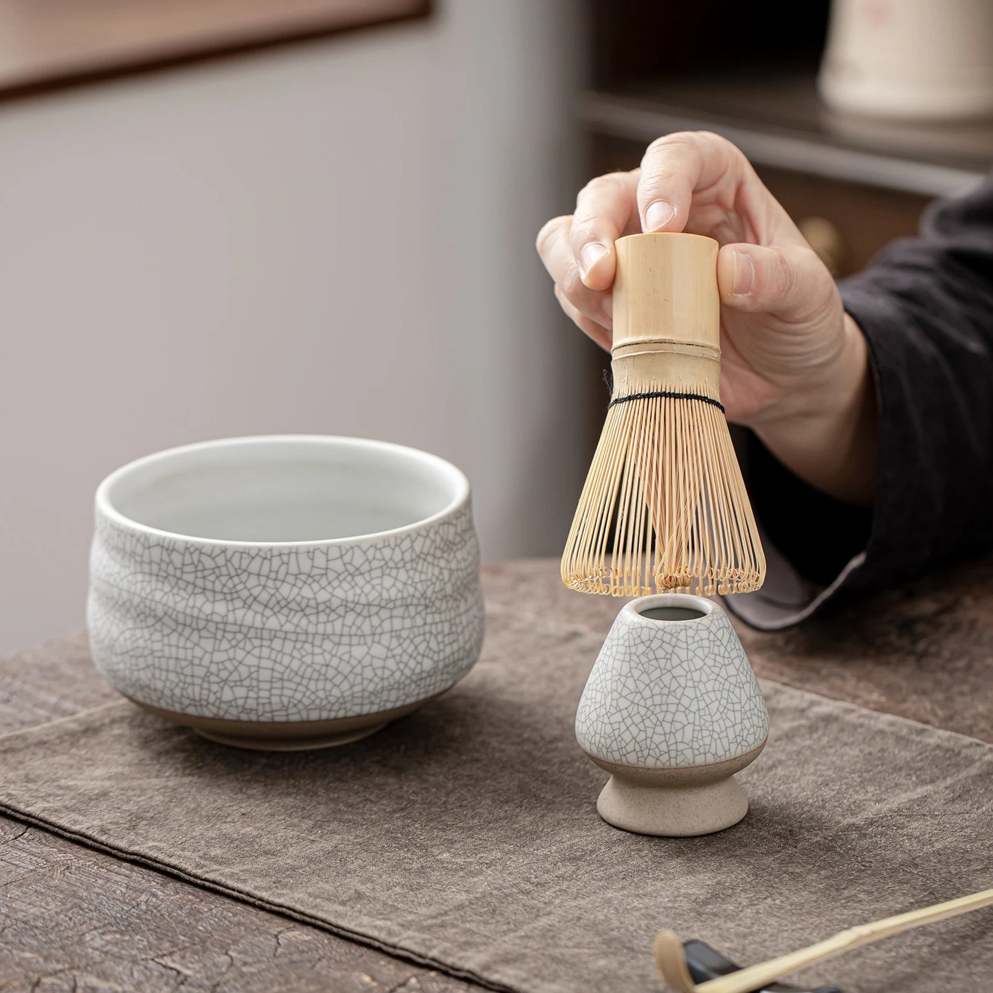 Matcha Ceremony Beginner Set White Web