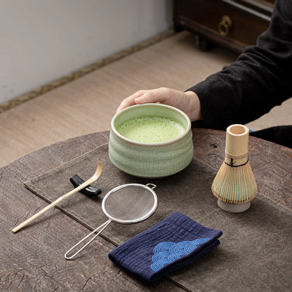 Matcha Ceremony Beginner Set Green Web