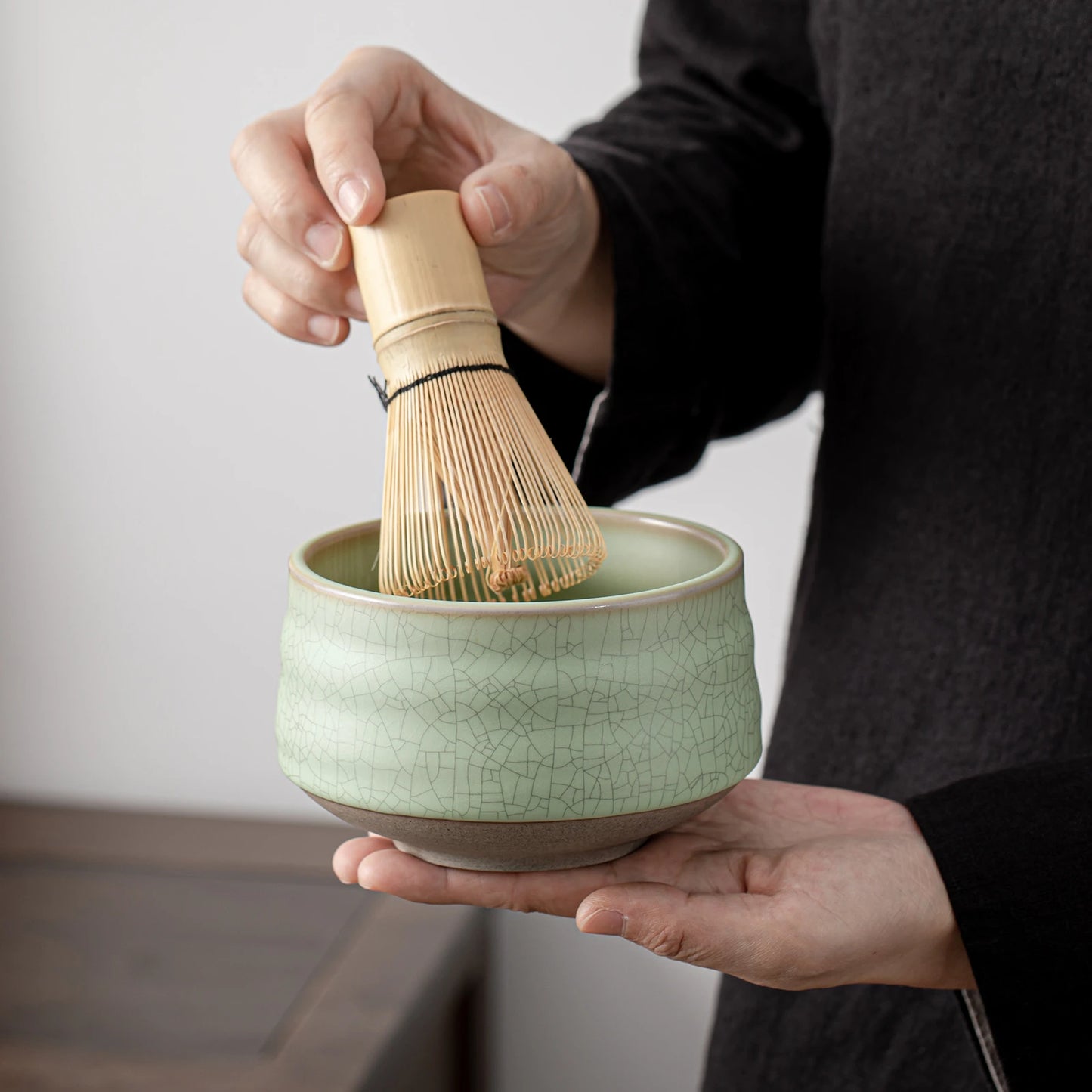 Matcha Ceremony Beginner Set Green Web