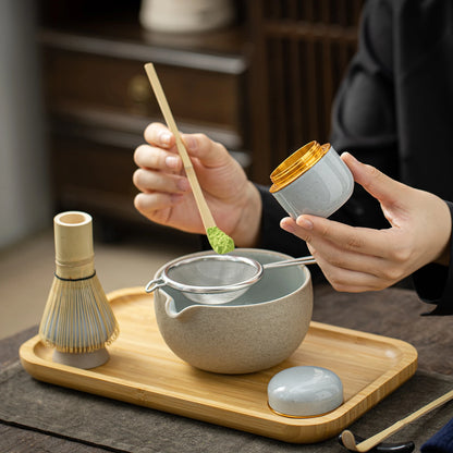 Matcha Ceremony Advanced Matcha Set Dusty Grey