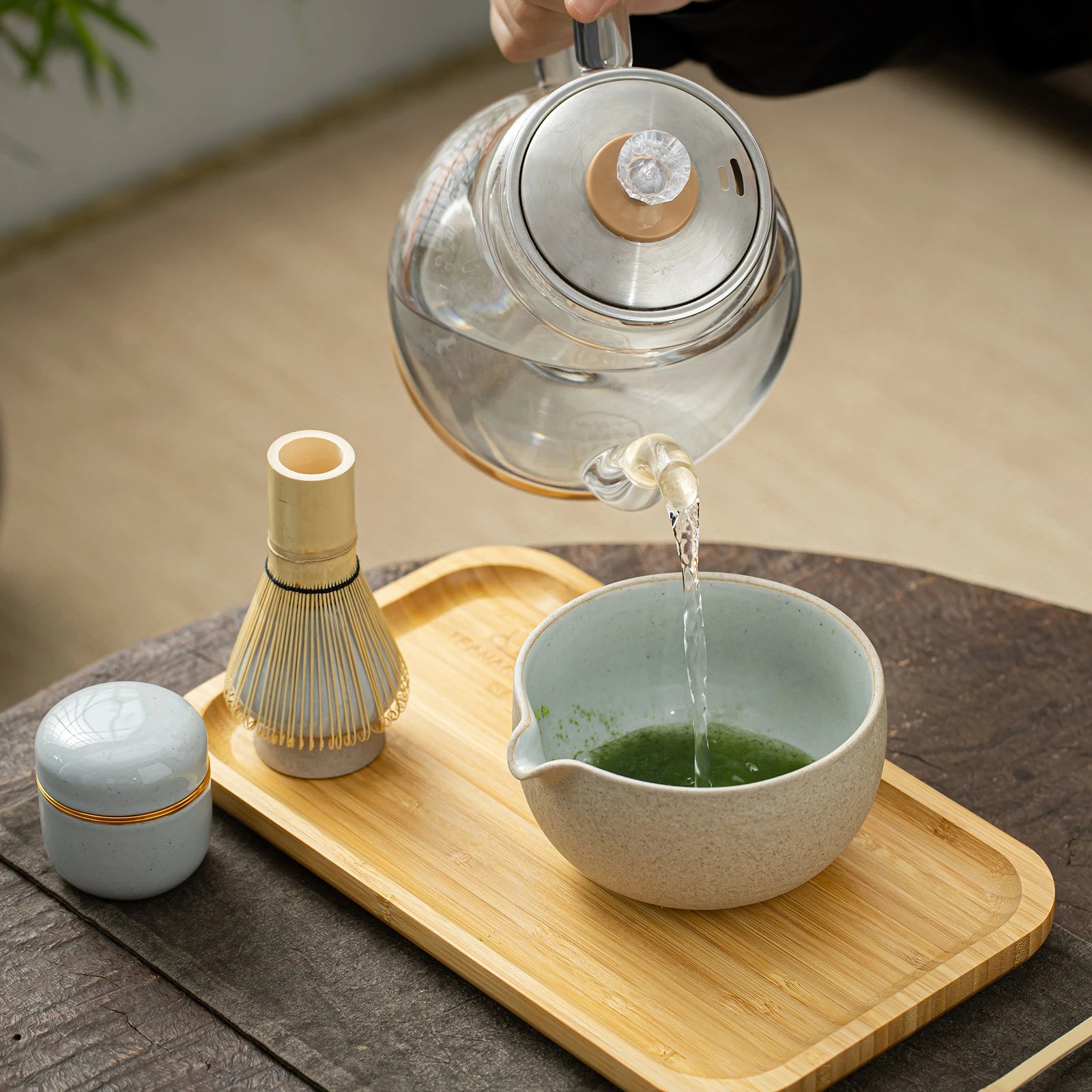 Japanese Matcha Ceremony Set O Series 9pcs/set Dusty