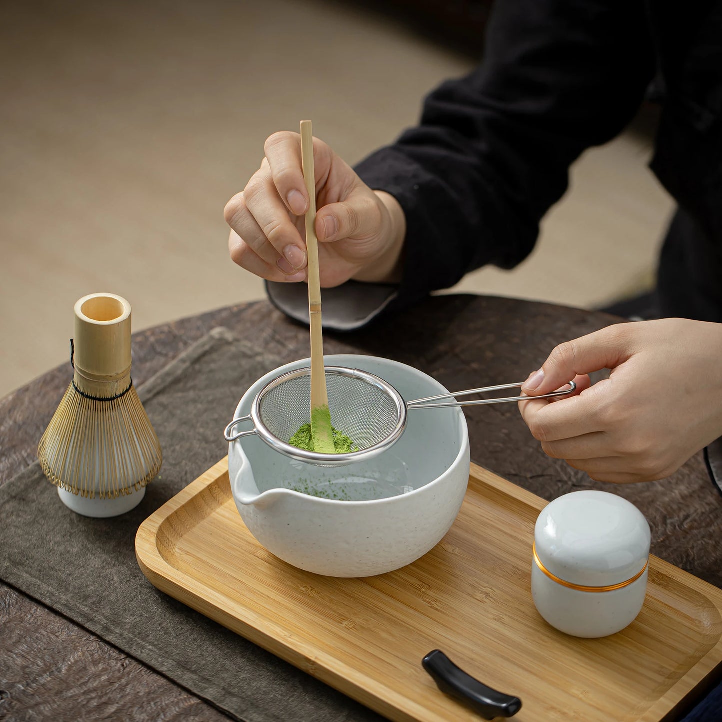 Matcha Ceremony Advanced Matcha Set Dusty White