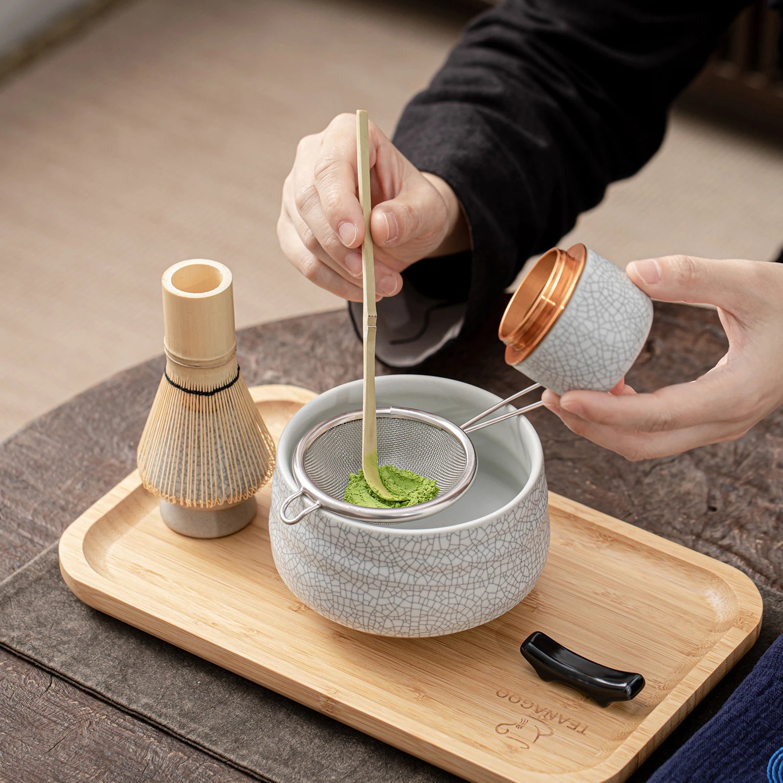 Japanese Matcha Ceremony Set O Series 9pcs/set Light Color