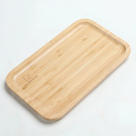 Big Serving Bamboo Tea Tray for Matcha - O