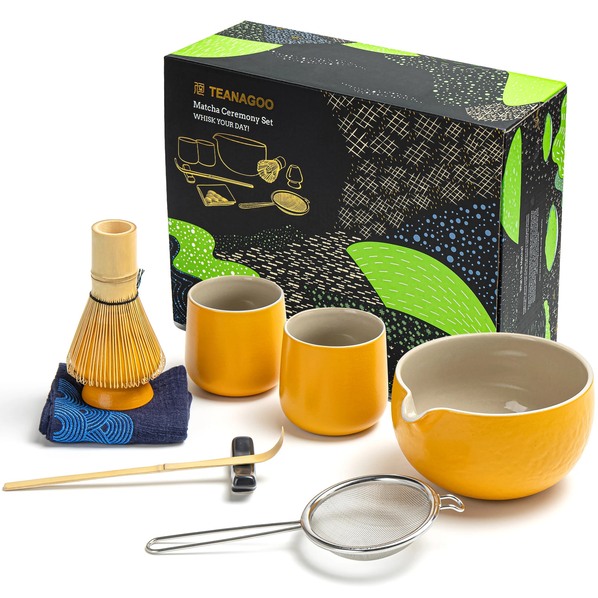 Japanese Matcha Ceremony Set S Series 9pcs/set Bright Color