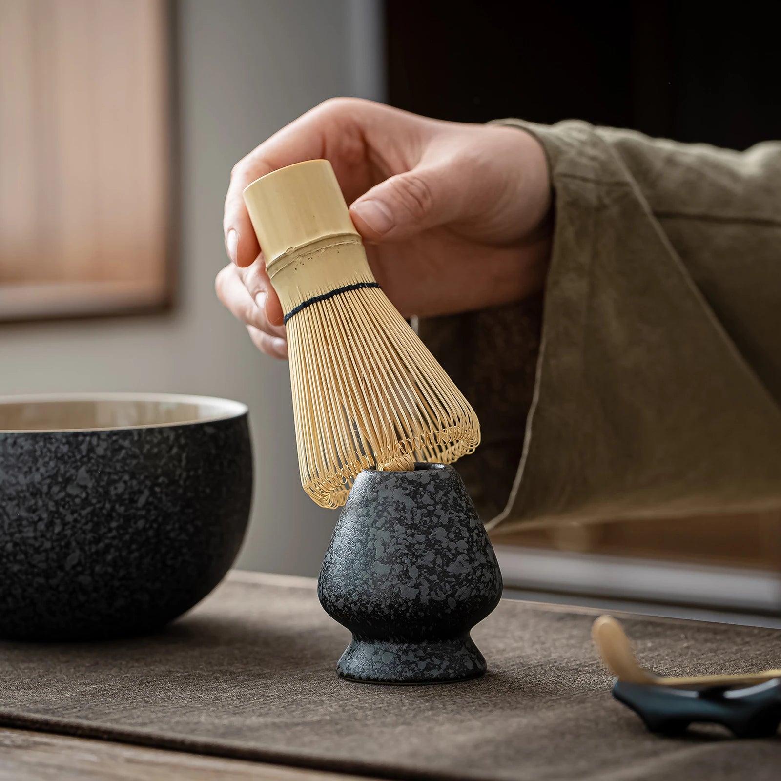 Japanese Matcha Ceremony Set S Series 9pcs/set Obsidian