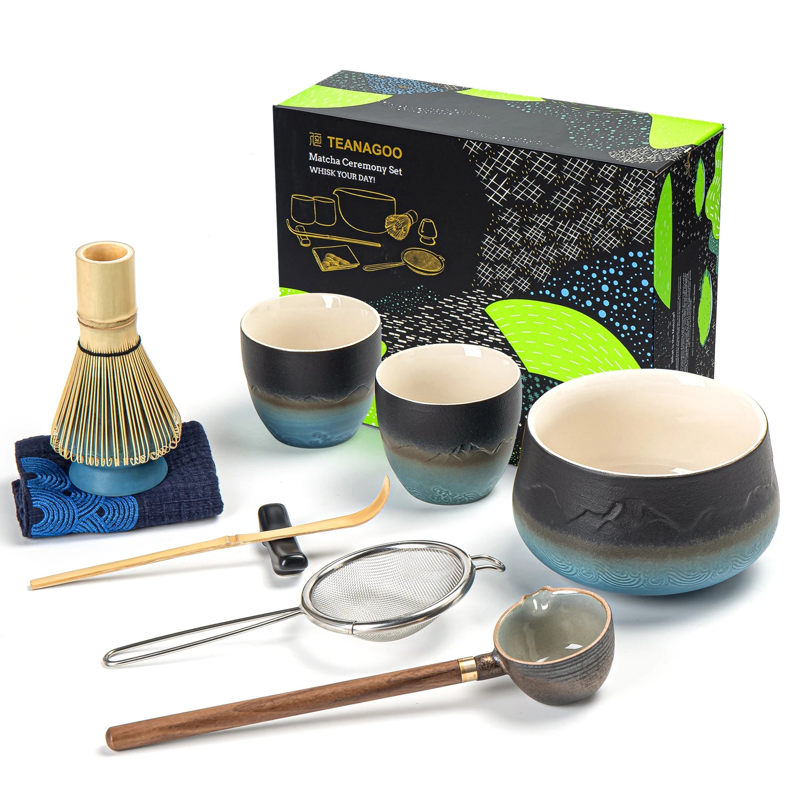 Japanese Matcha Ceremony Set S Series 9pcs/set Landscape